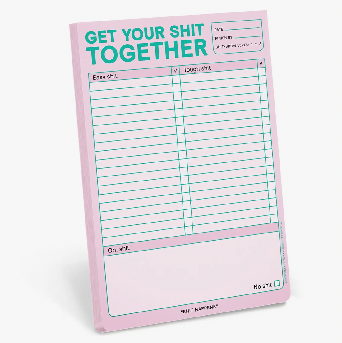 "Get Your Shit Together" Note Pad