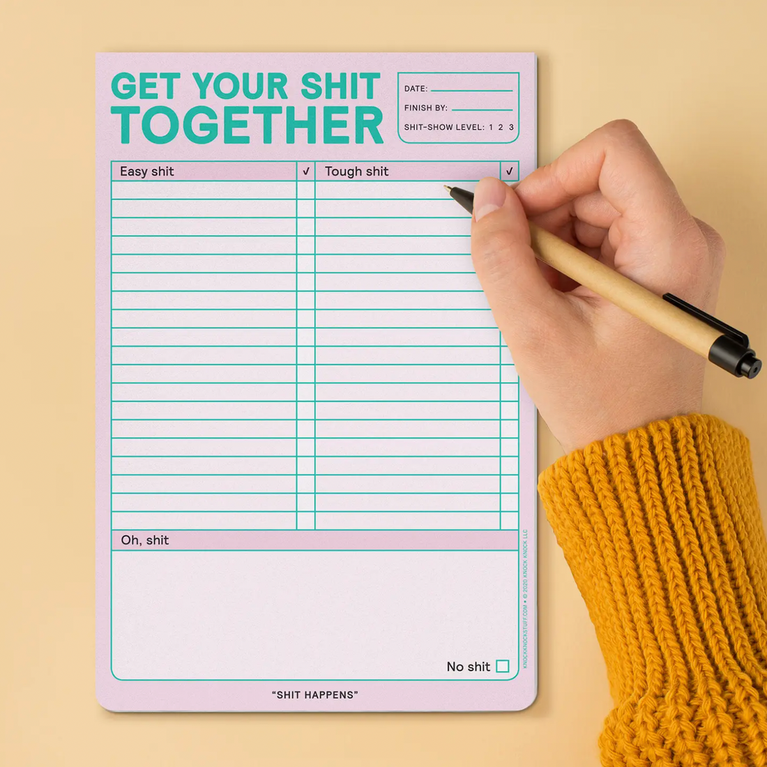 "Get Your Shit Together" Note Pad