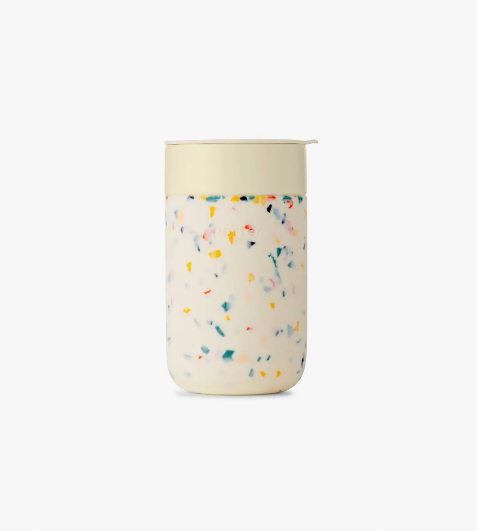 16oz Cream Terrazzo Porter Mug