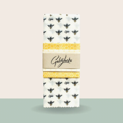 Bumble Bee Beeswax Food Wrap Set