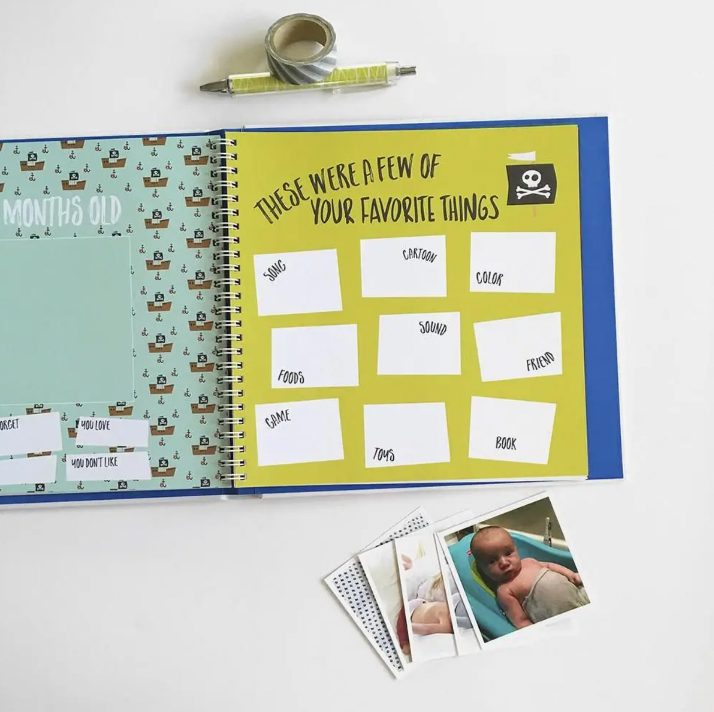 Captain Baby Memory Book