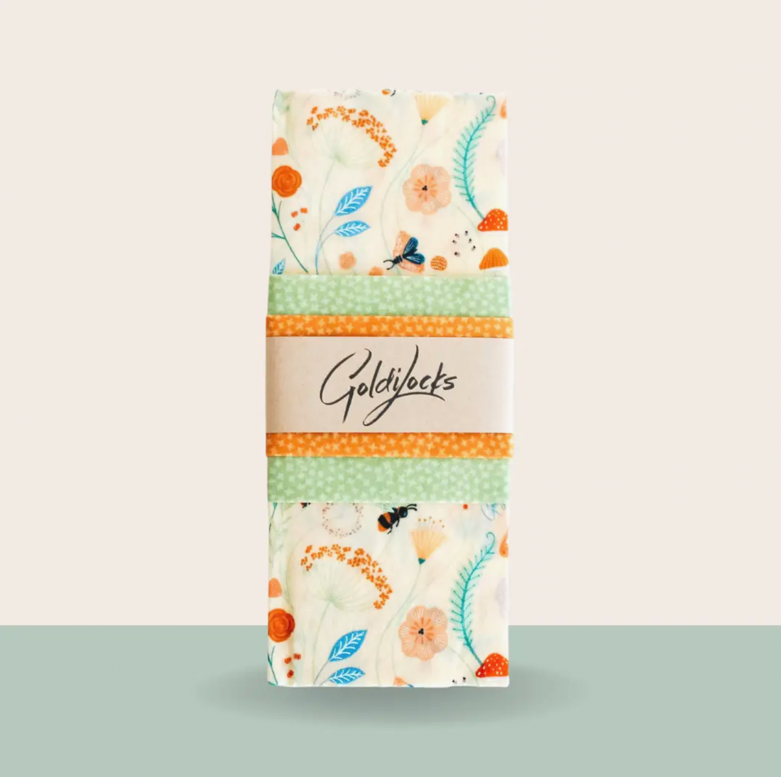 Floral Beeswax Food Wrap Set