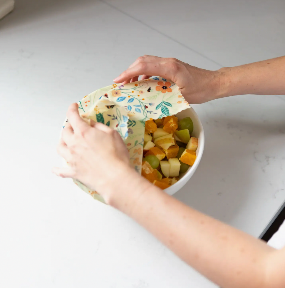 Floral Beeswax Food Wrap Set