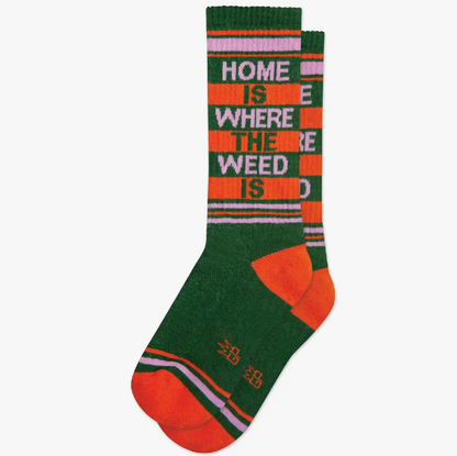 Home Is Where The Weed Is Socks