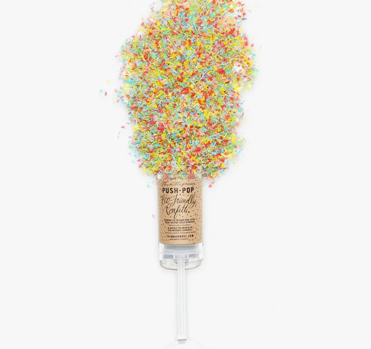 Push Pop Rainbow Confetti