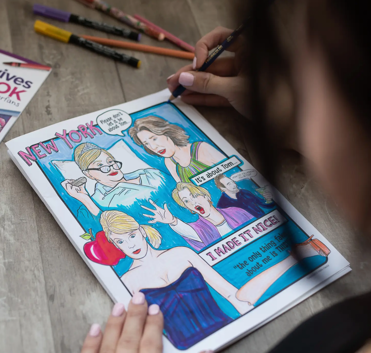 Real Housewives Coloring Book