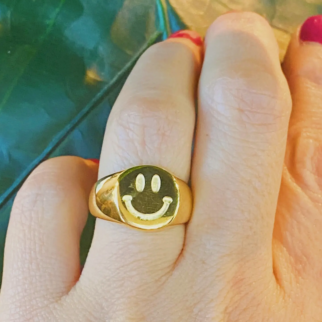 Smiley Face Ring