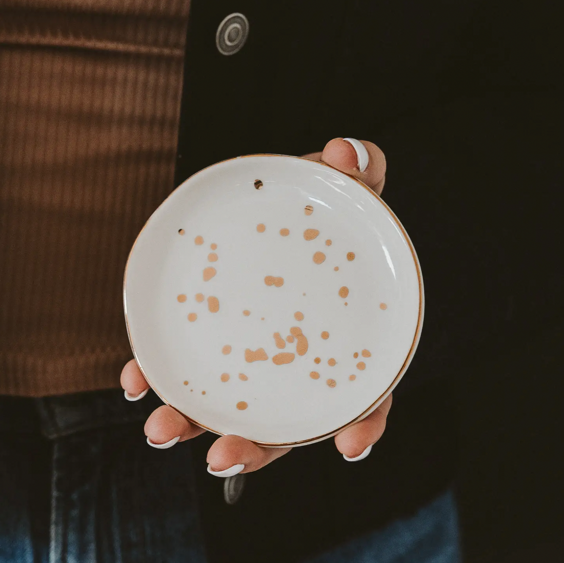 Speckled Ring Dish