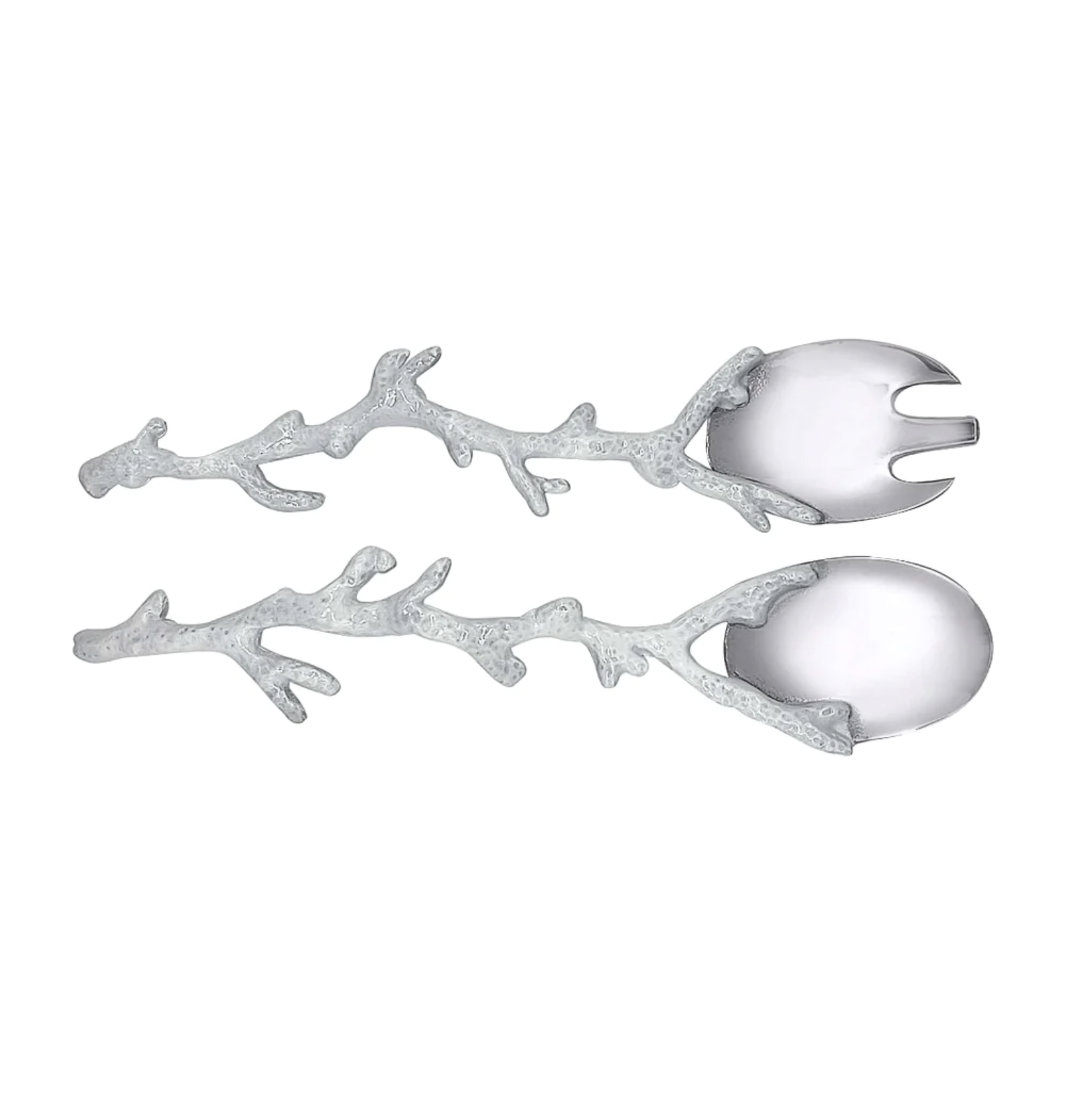 White Coral Serving Utensils