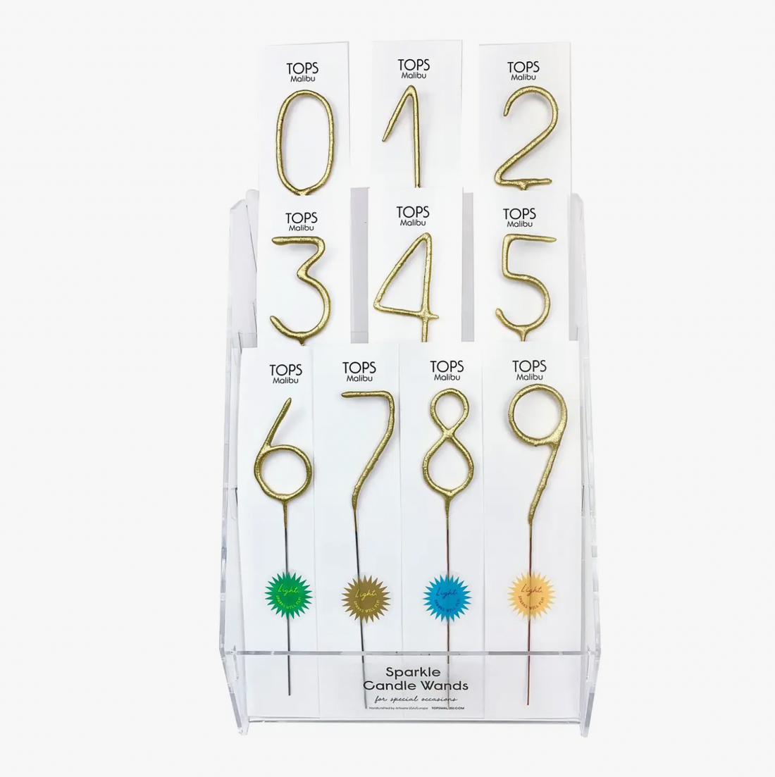 Numerical Golden Sparkler (0-9)