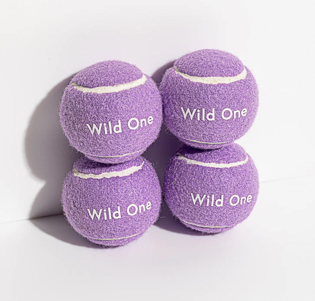 4-Pack Lilac Tennis Balls