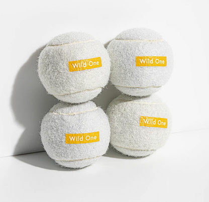 4-Pack White Tennis Balls