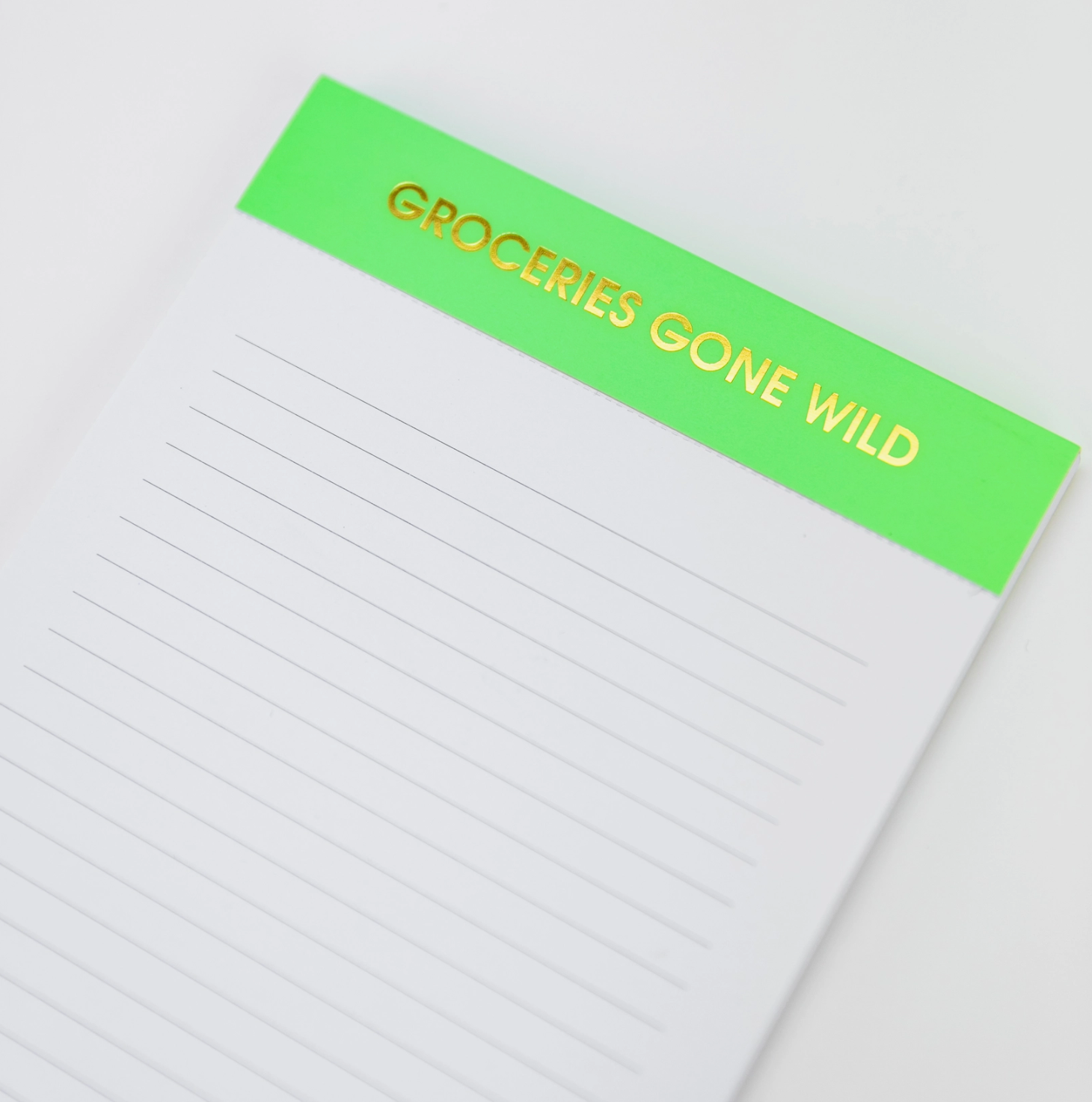 &quot;Groceries Gone Wild&quot; Notepad