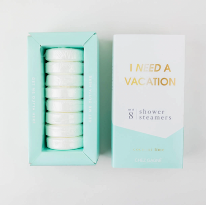&quot;I Need a Vacation&quot; Shower Steamers