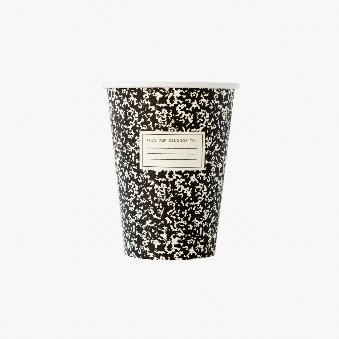 Back To School Paper Cup Set