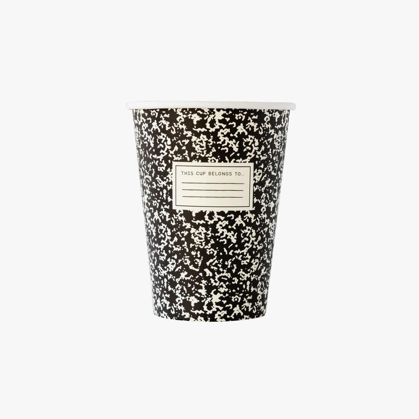 Back To School Paper Cup Set