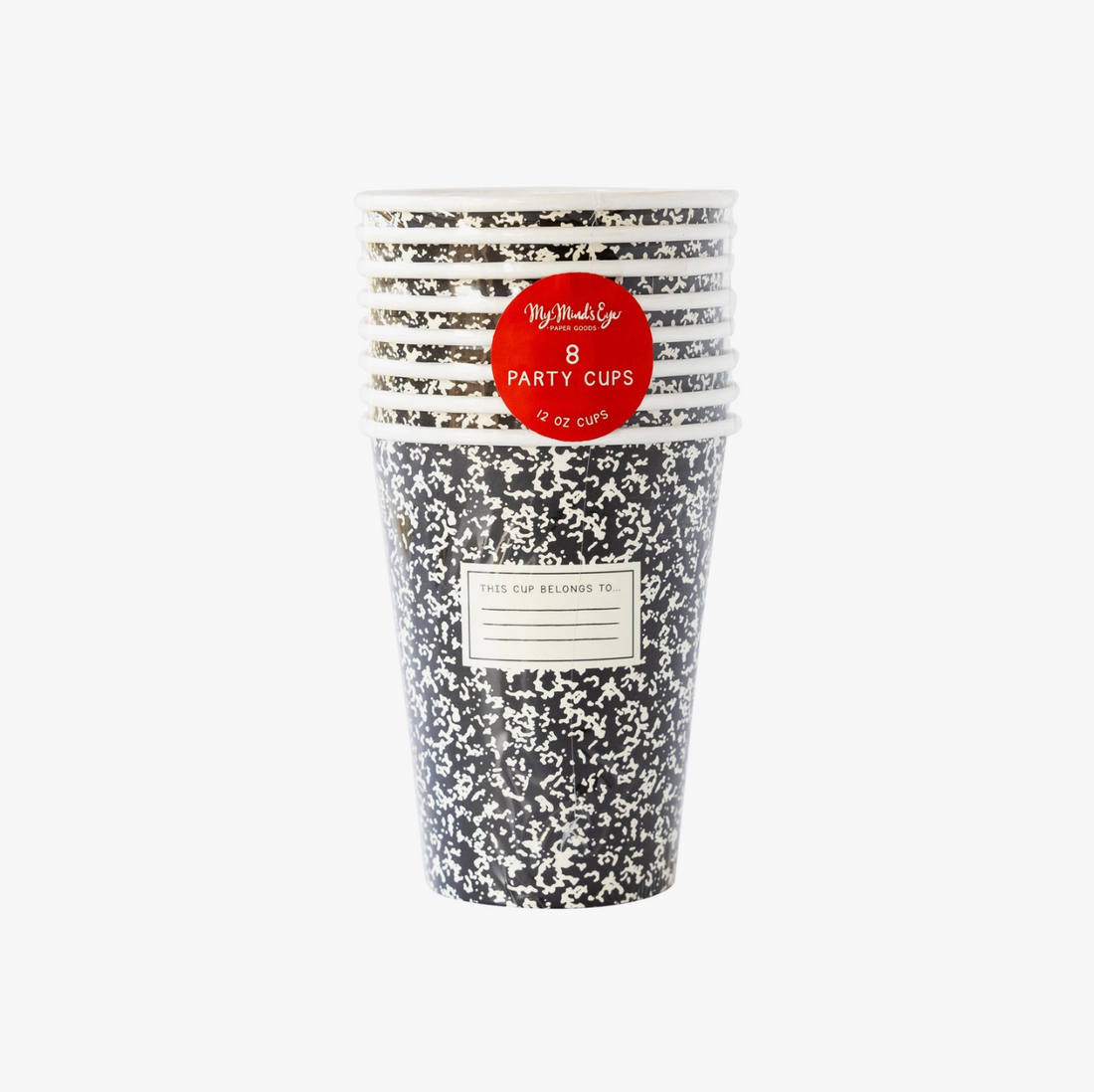 Back To School Paper Cup Set