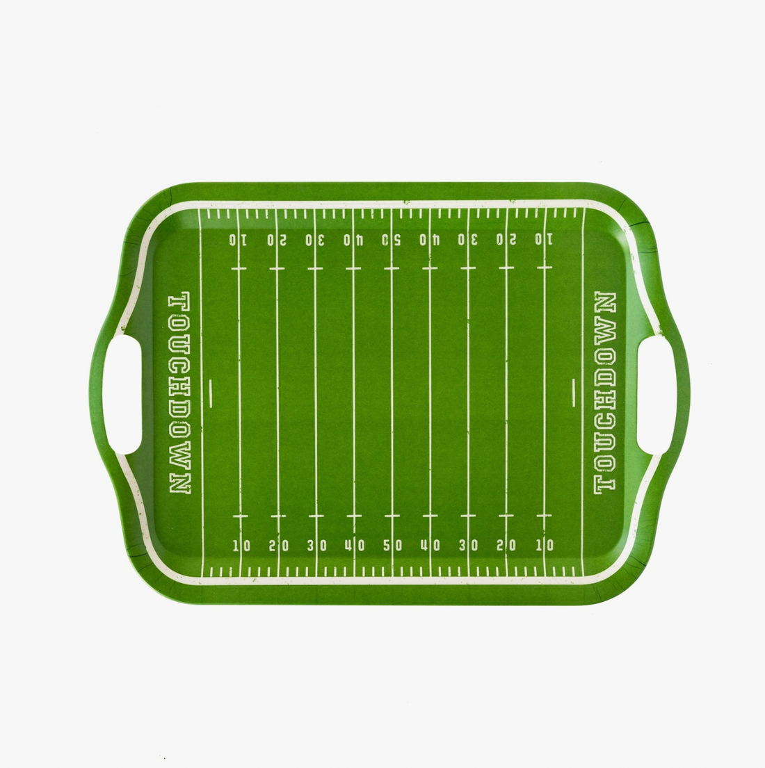 Football Field Bamboo Tray