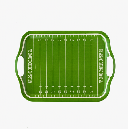 Football Field Bamboo Tray