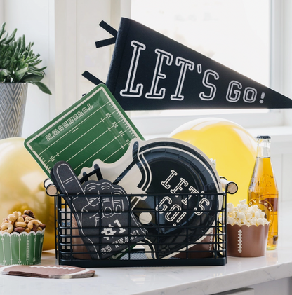 Football Field Bamboo Tray