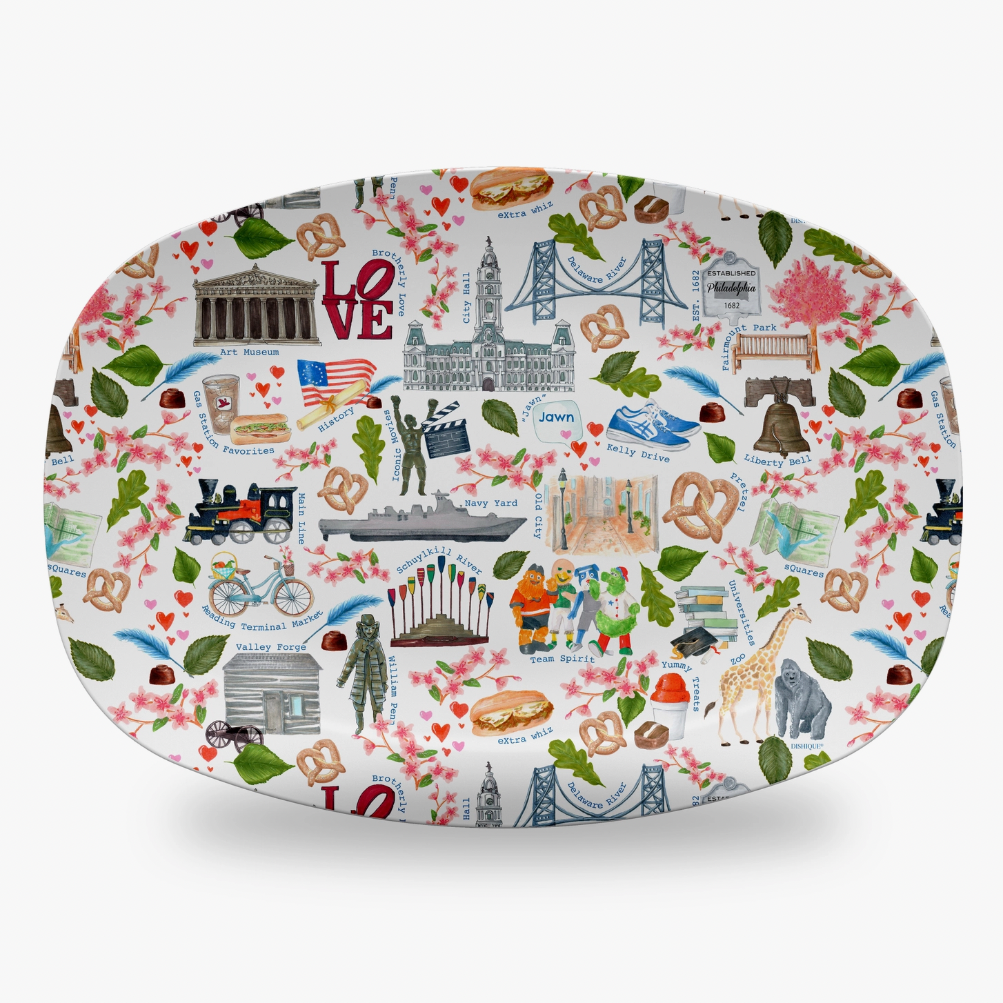 Philadelphia Pattern Platter