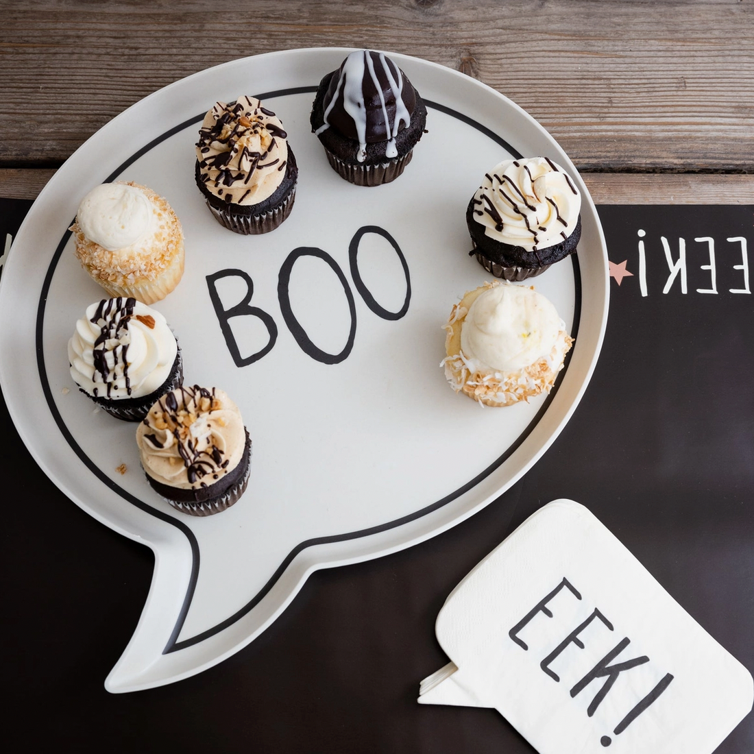 &quot;Boo&quot; Bamboo Tray