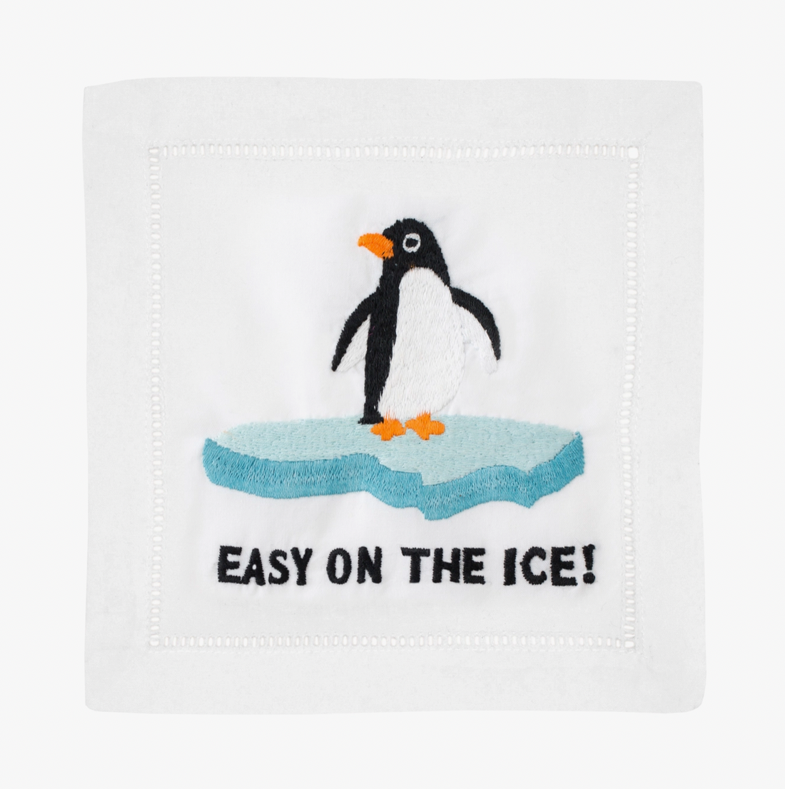 Easy On The Ice Cocktail Napkin