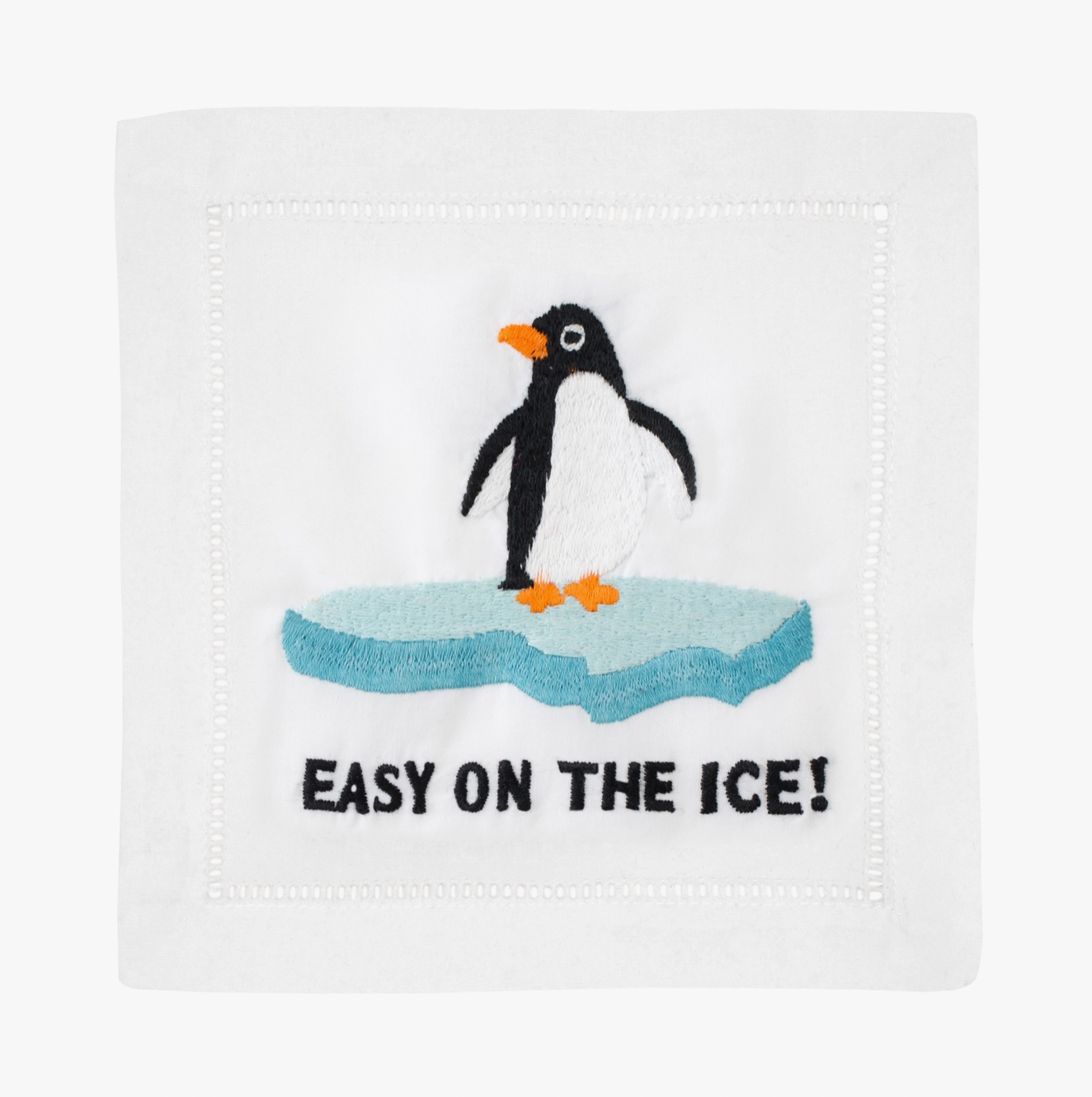 Easy On The Ice Cocktail Napkin