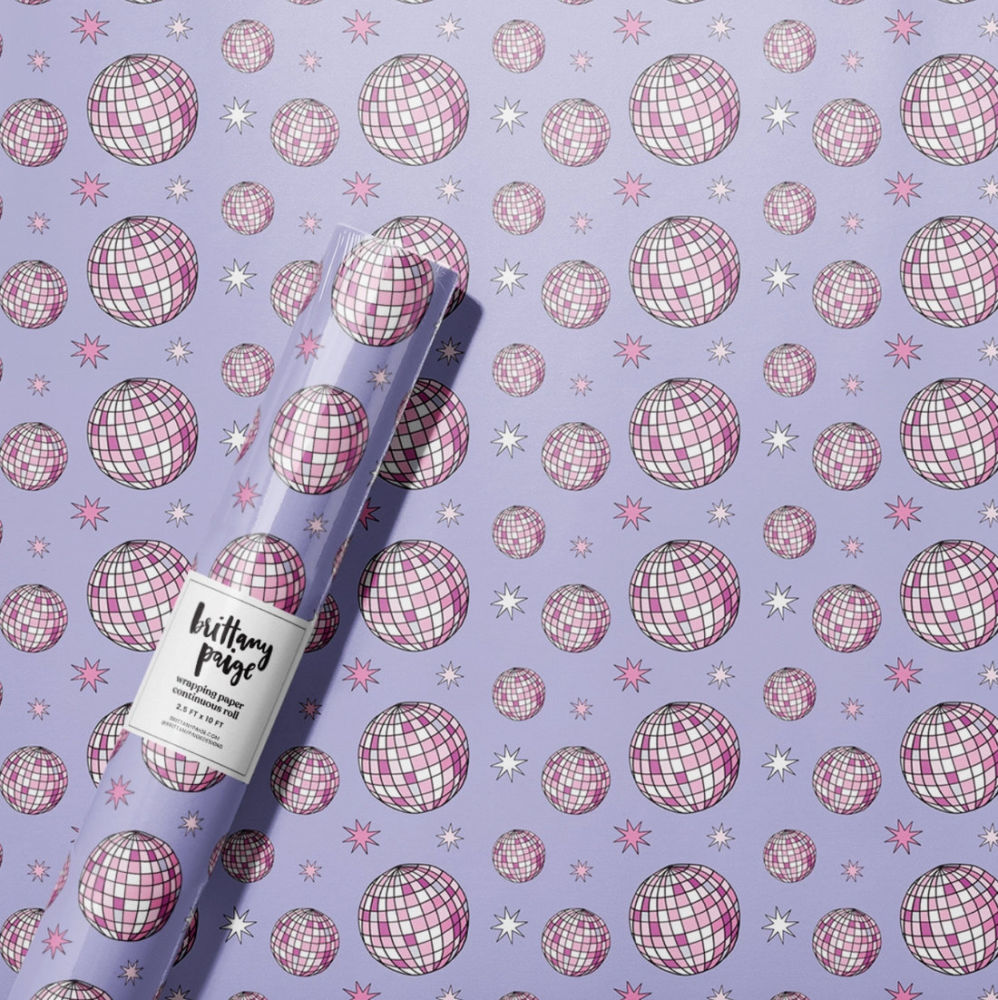 Disco Ball Wrapping Paper