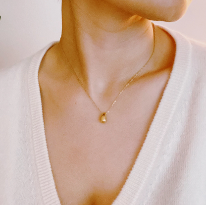 Mini Teardrop Pendant Necklace