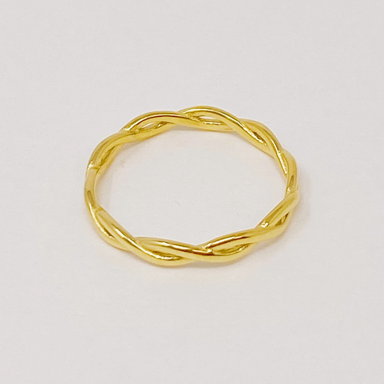 Dainty Twisted Rope Ring