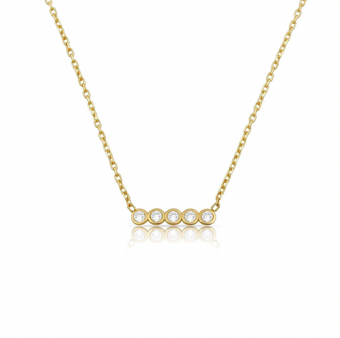 "Loverly" Crystal Bar Necklace