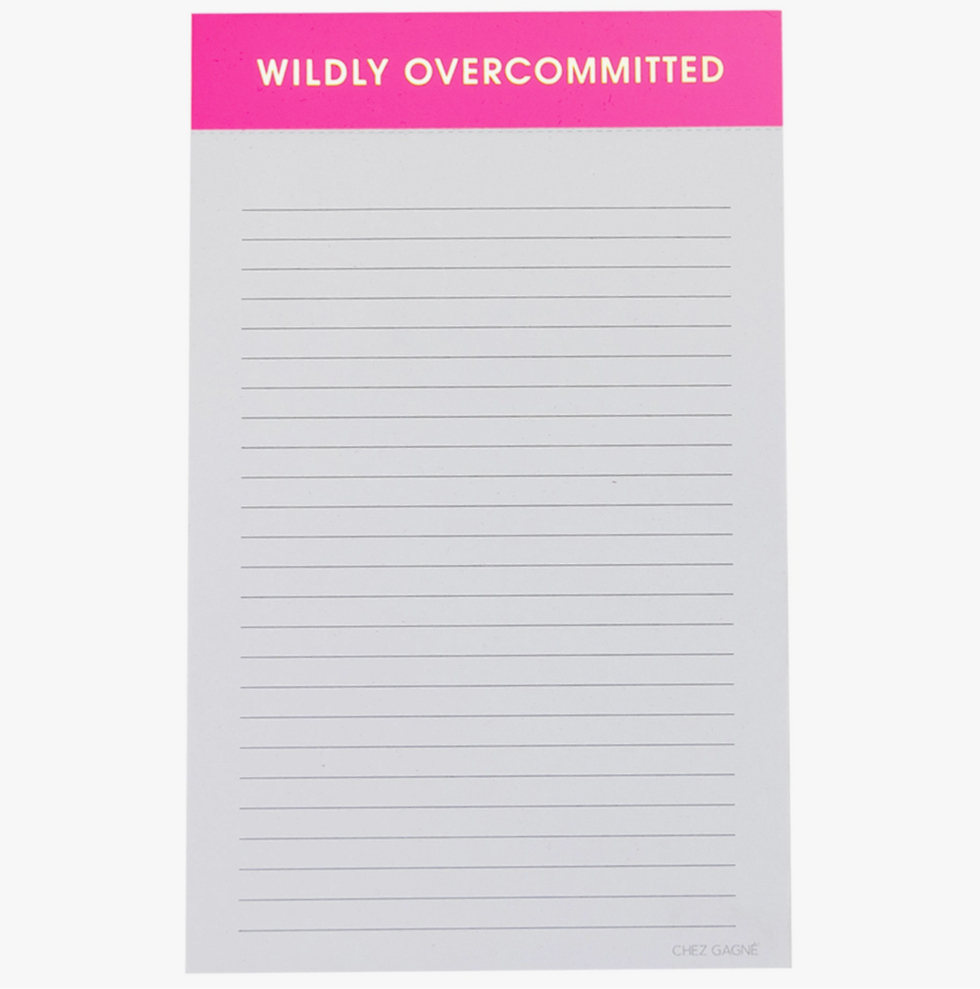 "Wildly Overcommitted" Notepad