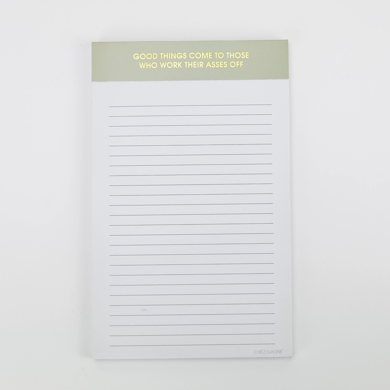 &quot;Good Things Come...&quot; Notepad