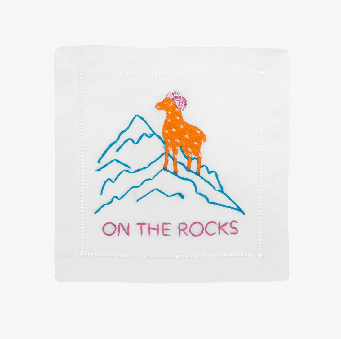 On The Rocks Cocktail Napkin