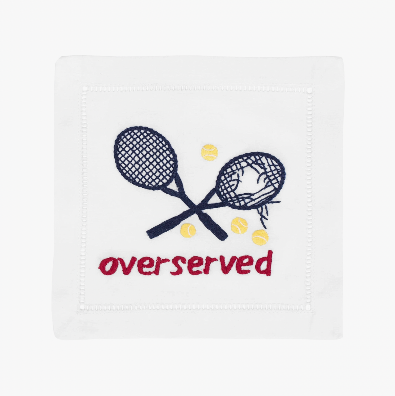 Overserved (Tennis) Cocktail Napkin