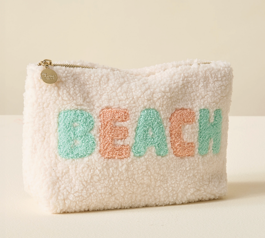 &quot;Beach&quot; Teddy Pouch