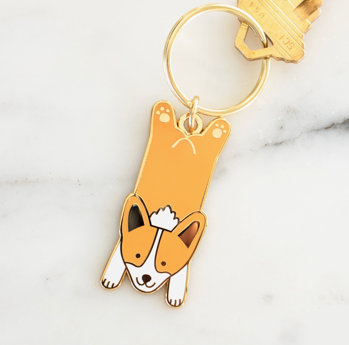 Corgi Keychain