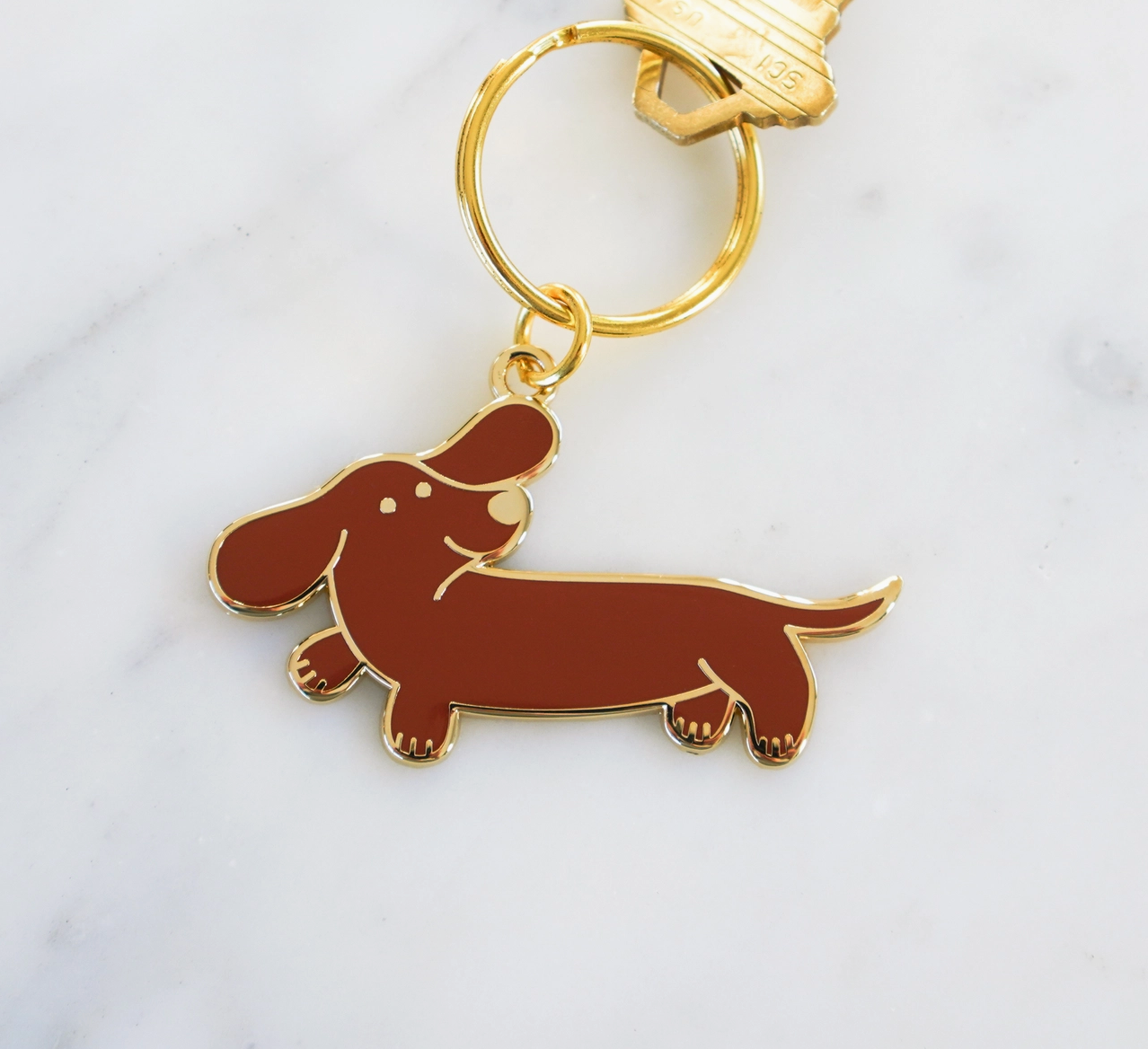 Dachshund Keychain