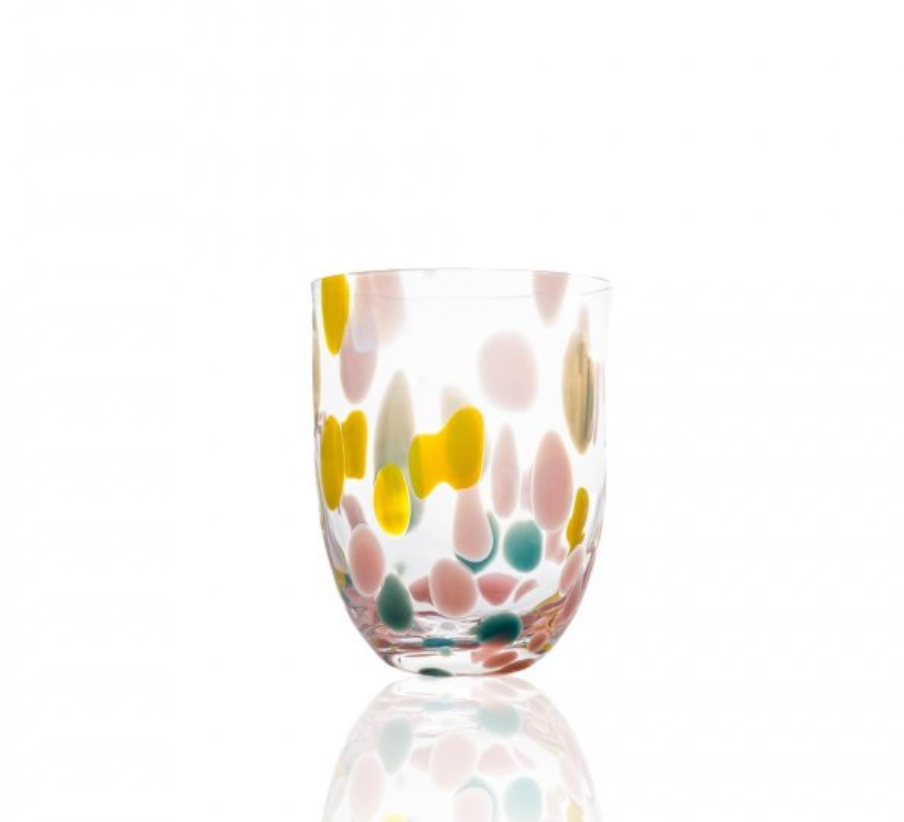 Rose & Yellow Confetti Tumbler