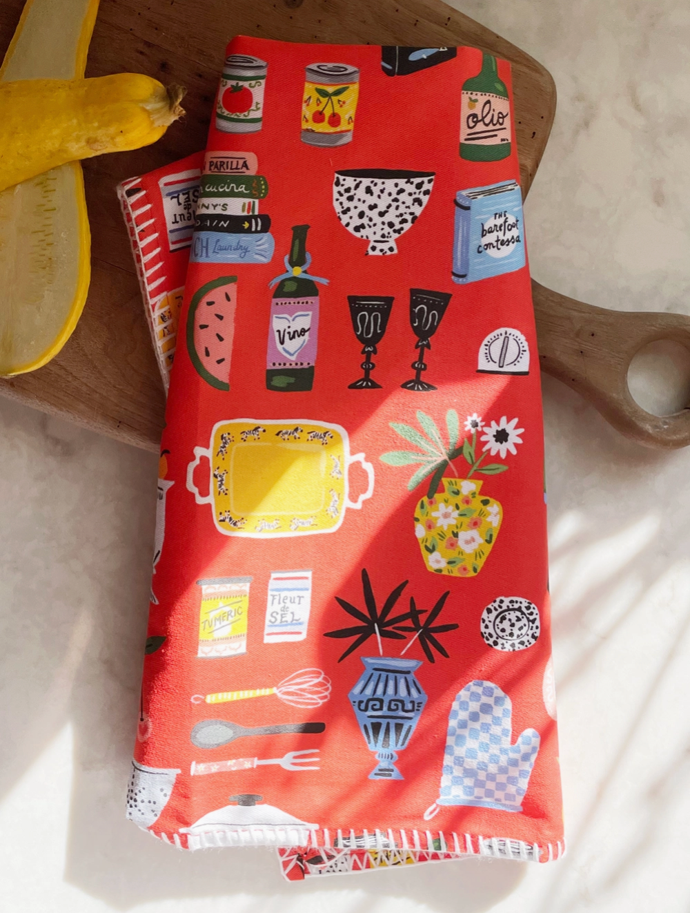 Kitchen Shelf Tea Towel