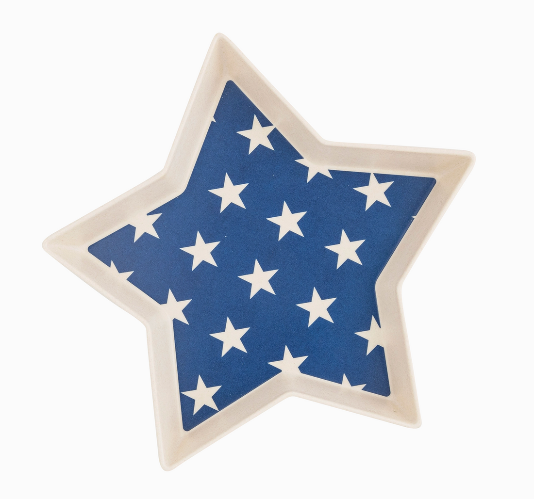 American Flag Stacked Reusable Tray