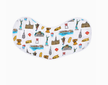 Philadelphia Burp Cloth &amp; Bib