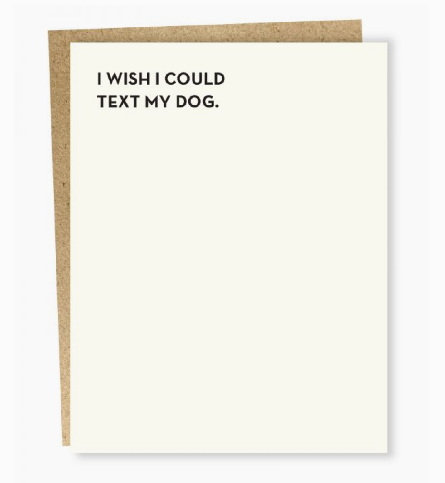 Text My Dog Card