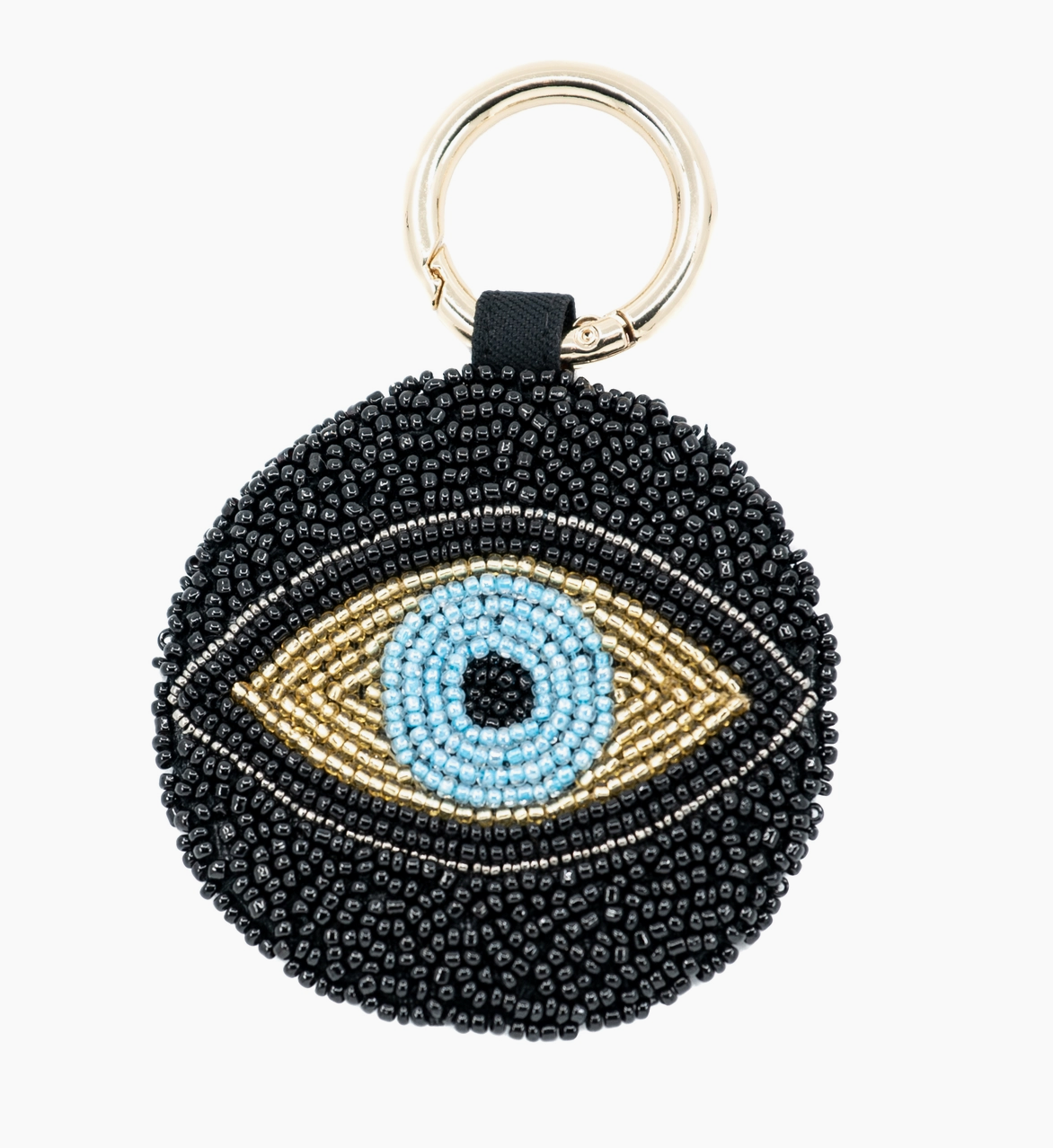 Evil Eye Beaded Keychain