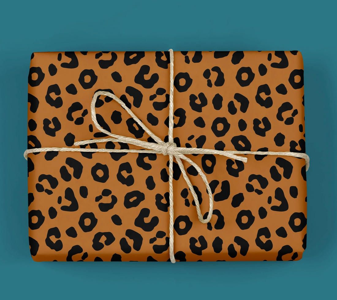 Animal Print Wrapping Paper (3 Sheets/Roll)