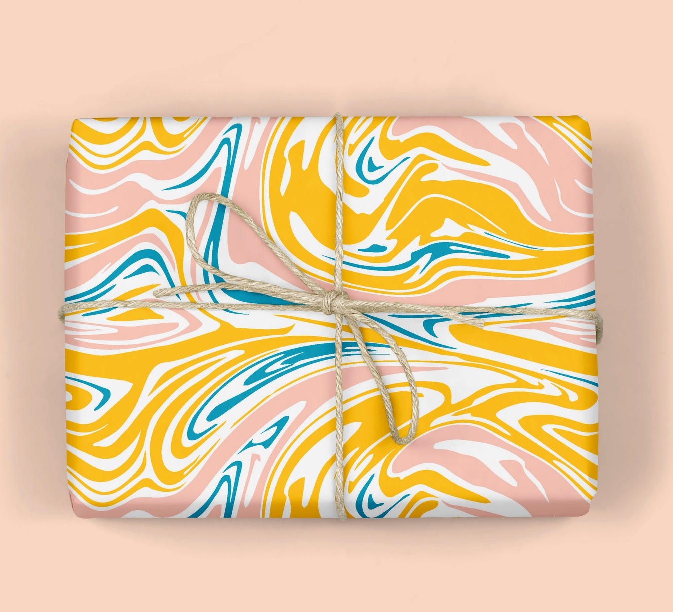 Marble Wrapping Paper (3 Sheets/Roll)