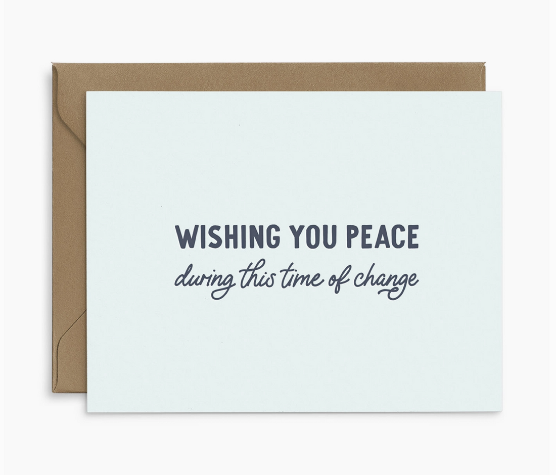 &quot;Wishing You Peace&quot; Card