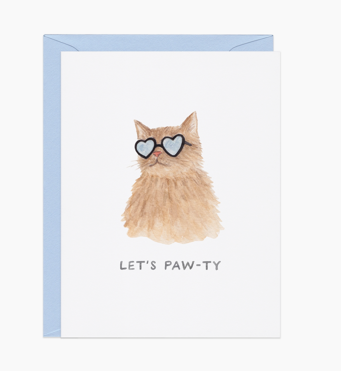 &quot;Lets Paw-ty Cat&quot; Card