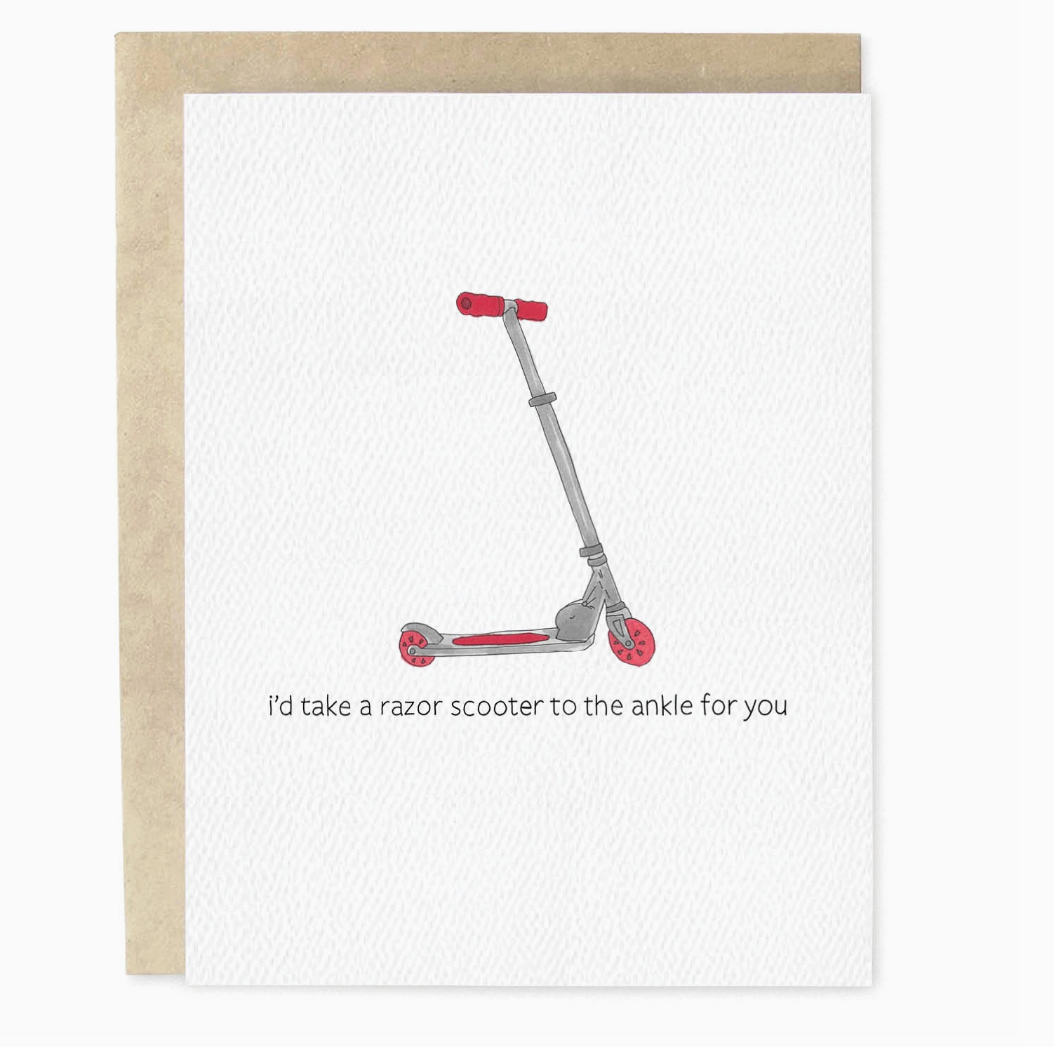 Razor Scooter Love Greeting Card